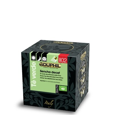 10 bustine piramidali tè verde Sencha decaffeinato