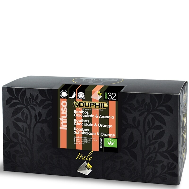 20 bustine piramidali Rooibos, Cioccolato & Arancia