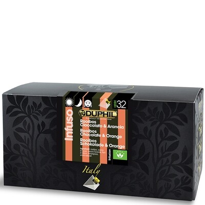 20 bustine piramidali Rooibos, Cioccolato & Arancia