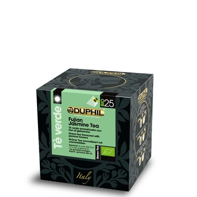 10 bustine piramidali tè verde China Fujian Jasmine Tea BIO