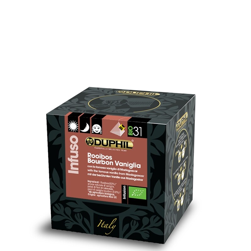 10 bustine piramidali Rooibos Bourbon Vaniglia BIO