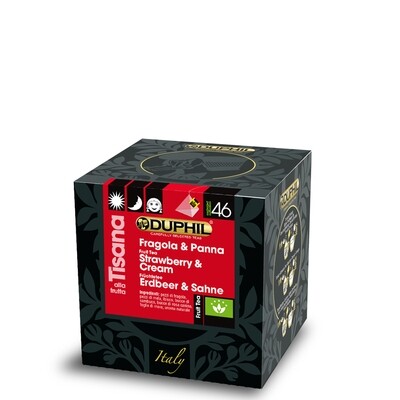 10 bustine piramidali tisana Fragola & Panna