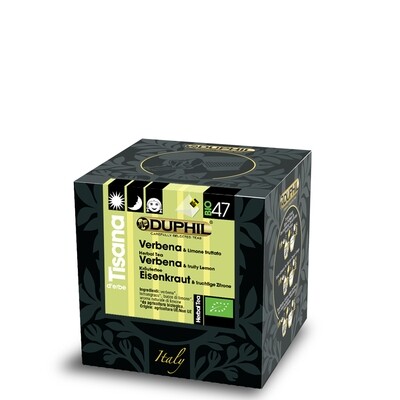 10 bustine piramidali tisana Verbena & Limone fruttato BIO