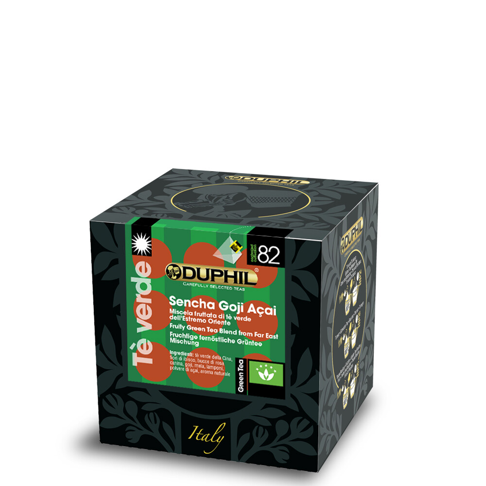 10 bustine piramidali tè verde & Goji Açai