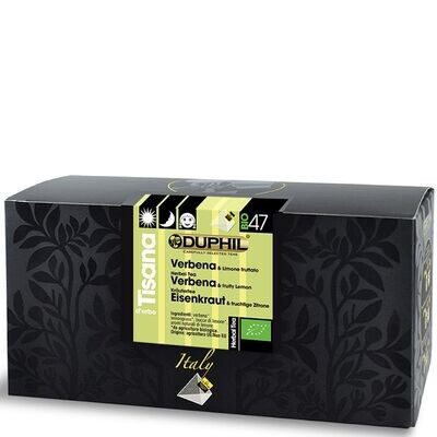 20 bustine piramidali tisana Verbena & Limone fruttato BIO
