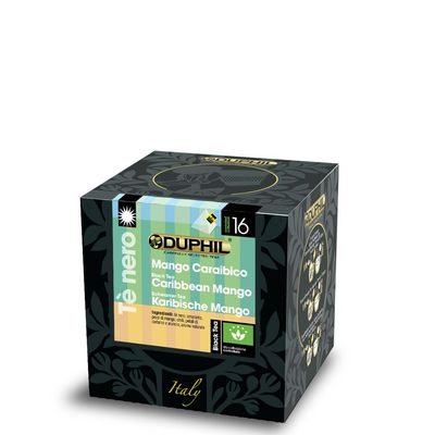 10 bustine piramidali tè nero Mango Caraibico