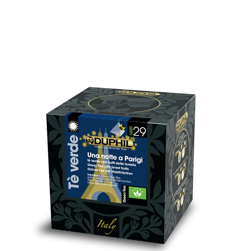 10 Pyramid Bags Green Tea "A night at Paris"