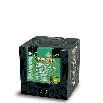 10 bustine piramidali tè verde Giappone Kukicha Kofuku BIO