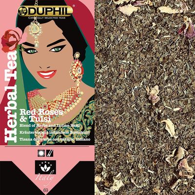 Red Roses & Indian Tulsi sfuso