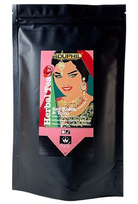 Kräutertee Red Roses & Indian Tulsi lose Kräutertee Red Roses & Indian Tulsi lose