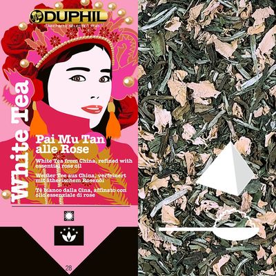 Pai Mu Tan with Roses