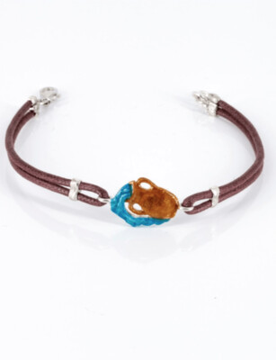 Bracciale Segno Zodiacale Acquario Smaltato - Terra del Sole