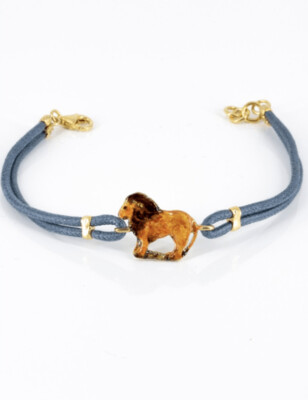 Bracciale Segno Zodiacale Leone Smaltato - Terra del Sole