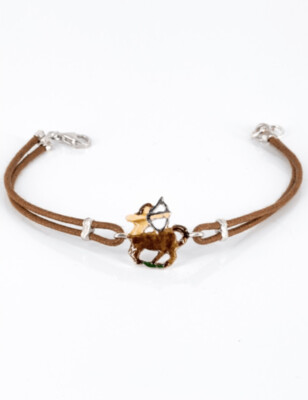 Bracciale Segno Zodiacale Sagittario Smaltato - Terra del Sole