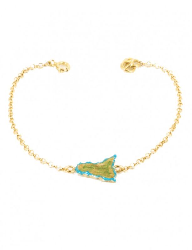 Bracciale Catenina Sicilia Smaltato - Terra del Sole
