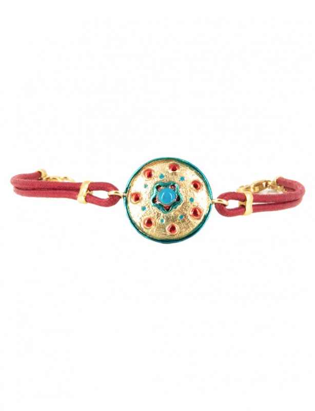 Bracciale Scudo Siciliano Smaltato - Terra del Sole