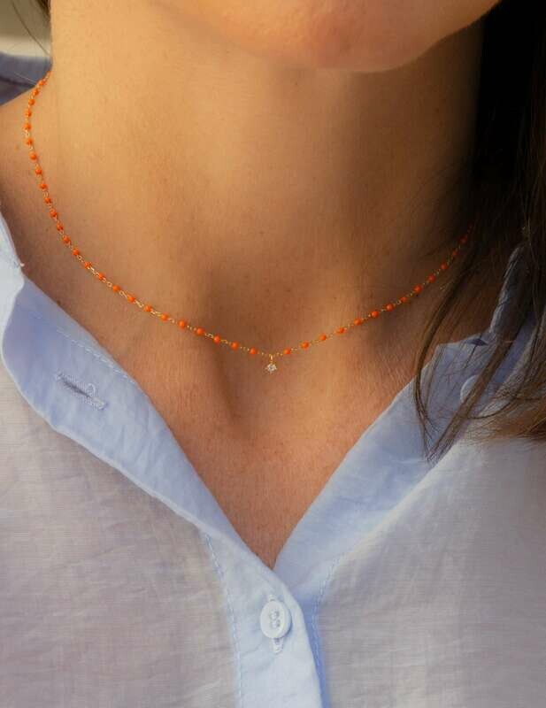 Collana Smaltata Punto Luce