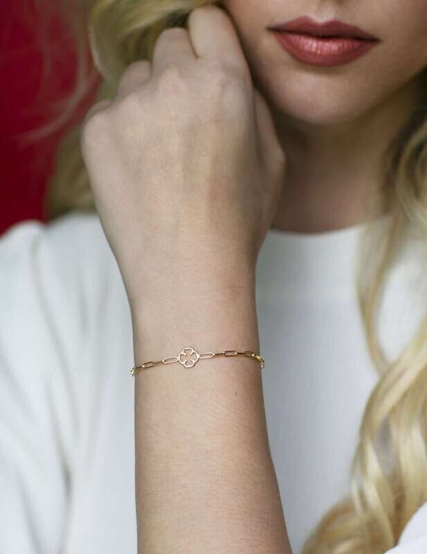 Bracciale Sagoma Quadrifoglio
