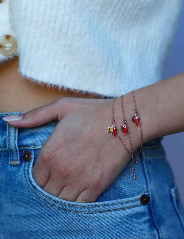 Bracciale Micro Cornetto con Elemento