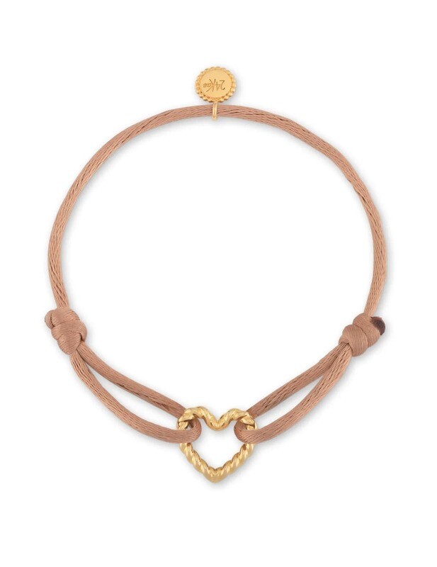 24Kae Bracciale Raso Cuore