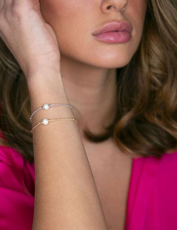 Bracciale Perlina Centrale