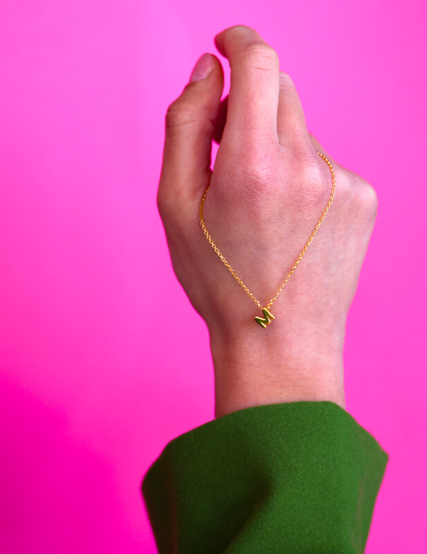 Collana Mini Iniziale Bombata