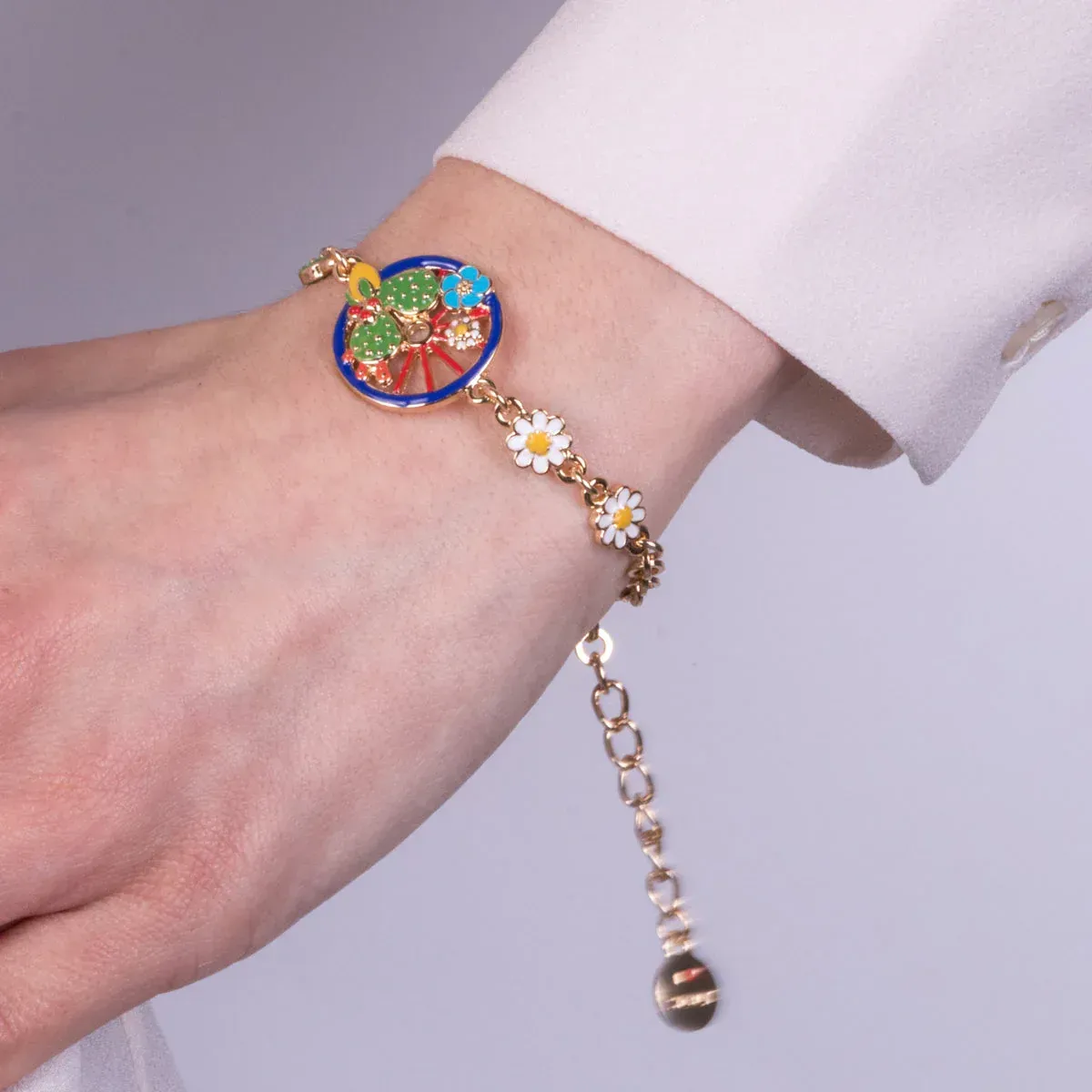 Bracciale By Simon Ruota Cactus Fiori