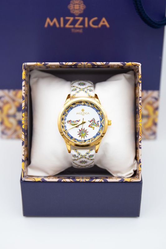 Orologio Mizzica Mix Sicilia Trinacria Ruota Orologio Mizzica Mix Sicilia Trinacria Ruota