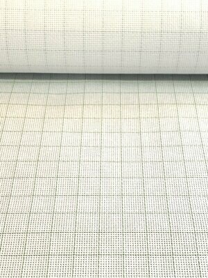 14ct Easy-Count Gridded Aida, White | 150cm wide