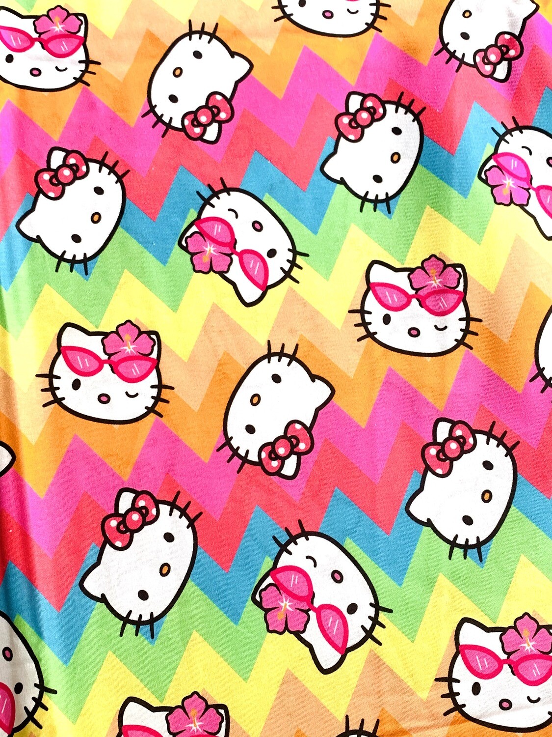 Hello Kitty | Licensed Quilting Cotton | 112cm wide -  0.75m Piece