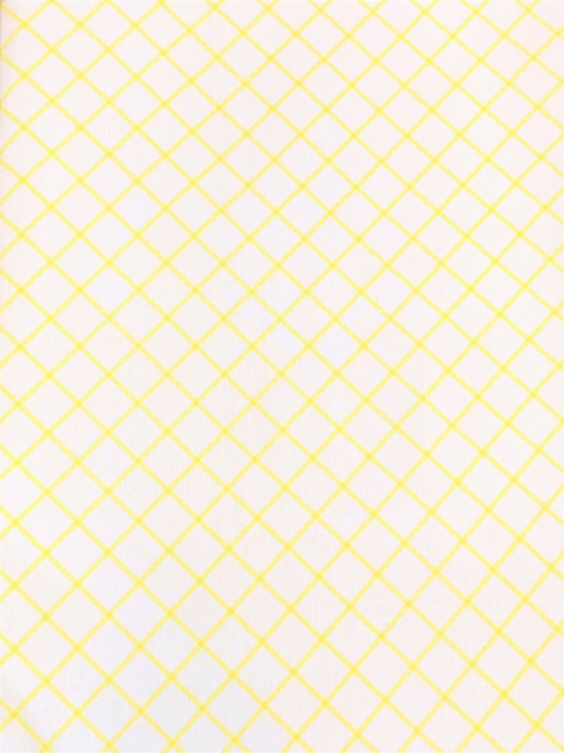 Yellow Checks | Quilting Cotton | 112cm wide - 0.8m Piece