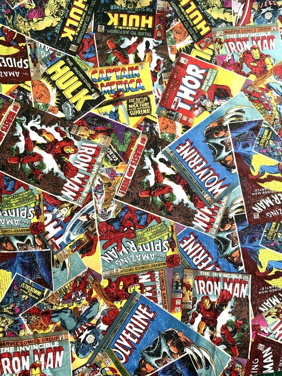 Marvel DC Comic Book | Licensed Quilting Cotton | 112cm wide - 1m Piece