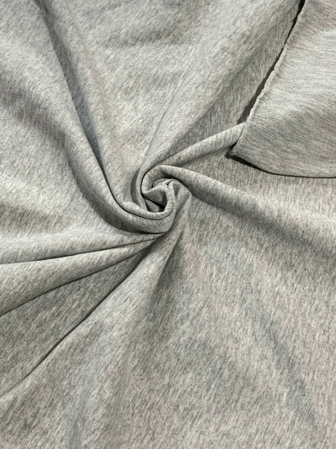 Marle Light Grey | Stretch French Terry Solids, 280gsm | 190cm Wide