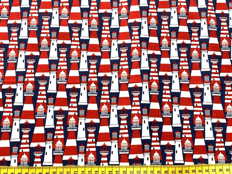 Lighthouse | Quilting Cotton | 112cm wide