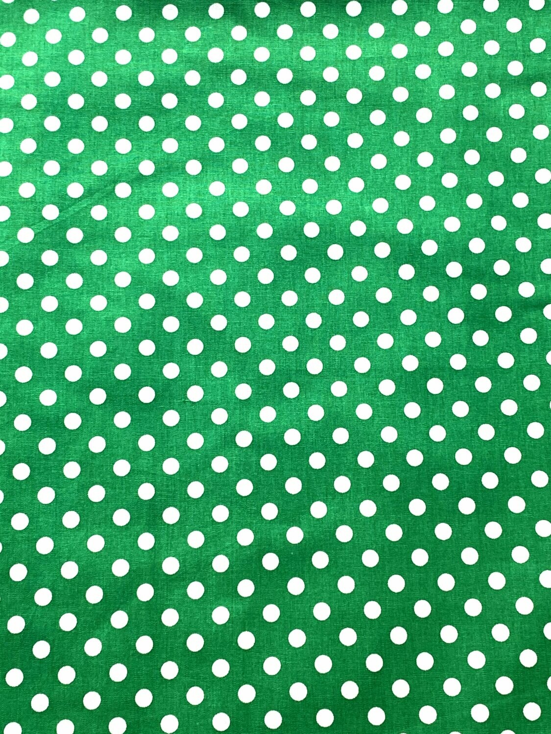 Polka Dots, Emerald Green | Quilting Cotton | 112cm wide