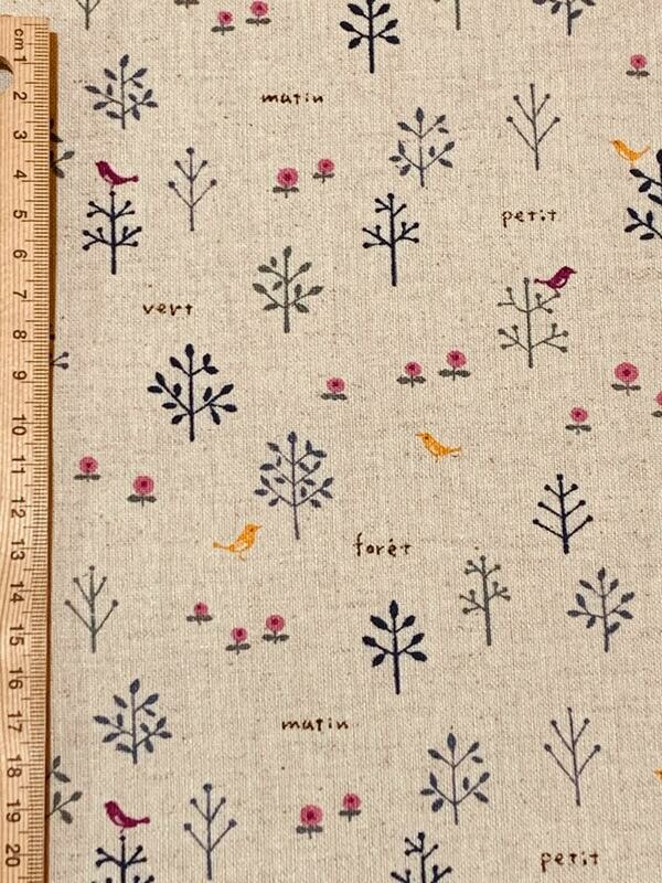 Petit Tree | Upholstery Linen | 110cm wide