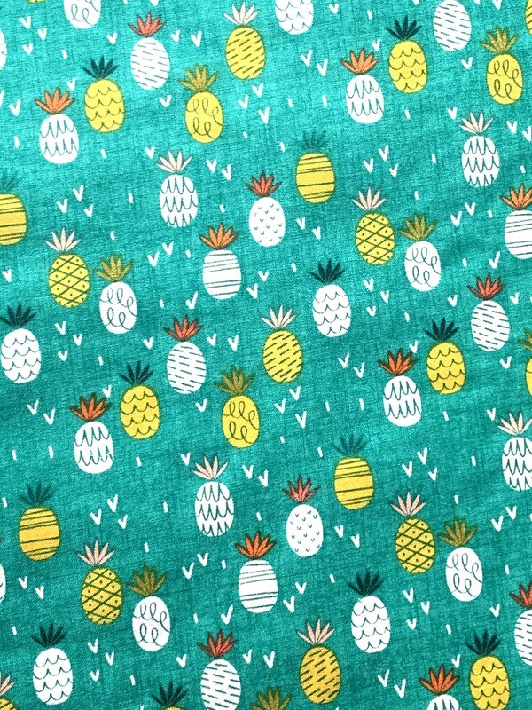 Pineapple | Quilting Cotton | 112cm wide - 0.8m Piece