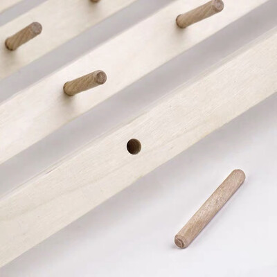 60-Spool Wooden Thread Stand Spool Storage Rack