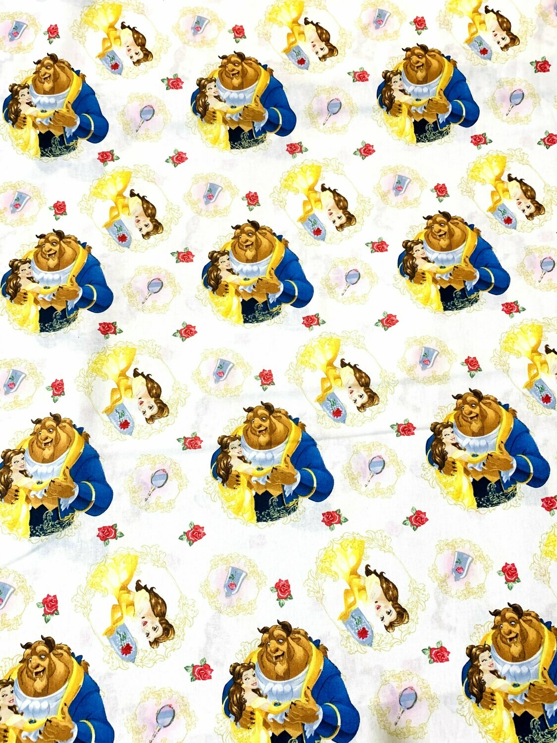 Beauty &amp; The Beast | Licensed Quilting Cotton | 112cm wide
