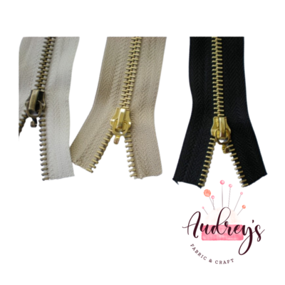 Metal Zipper Heads | Fits #3 Metal Zippers