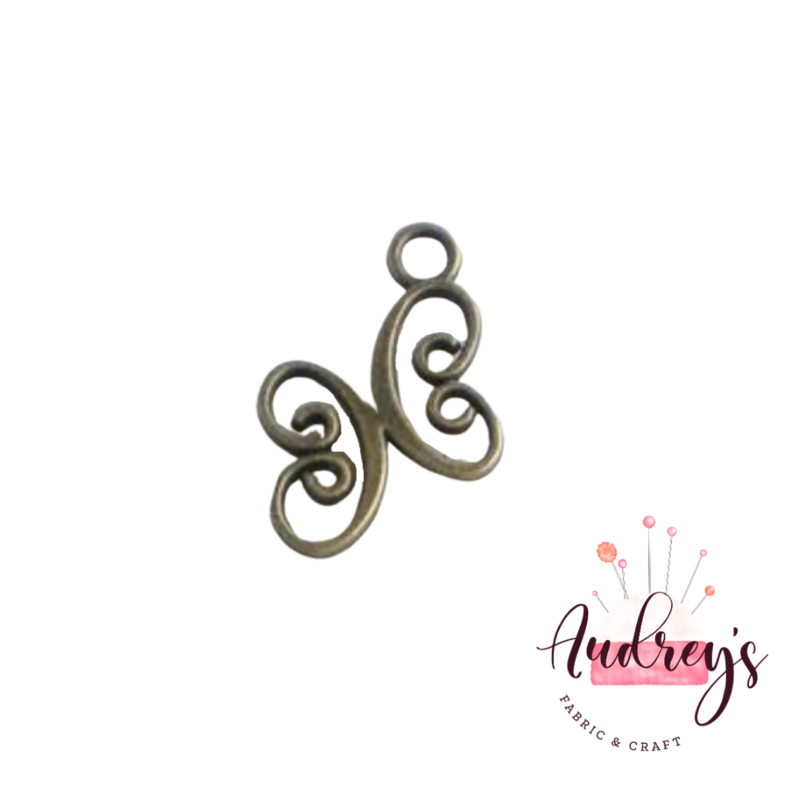 Butterfly | Zipper Pull | Antique Brass