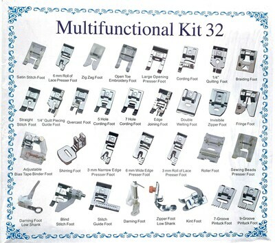 32-Feet Presser Feet Set