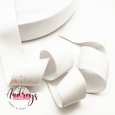 White, 7 Widths | Cotton Twill Herringbone Tape | By the Meter or Roll