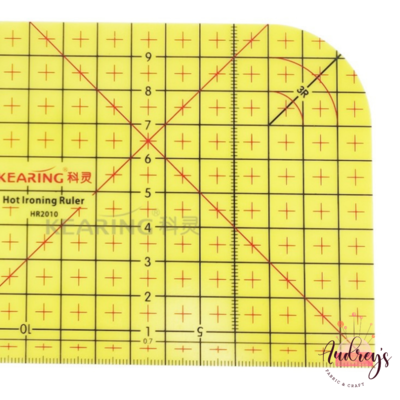Genuine Kearing Hot Hemmer / Heat-Resistant Ruler | Metric Small