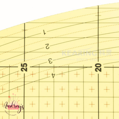 Genuine Kearing Hot Hemmer / Heat-Resistant Ruler | Metric Large