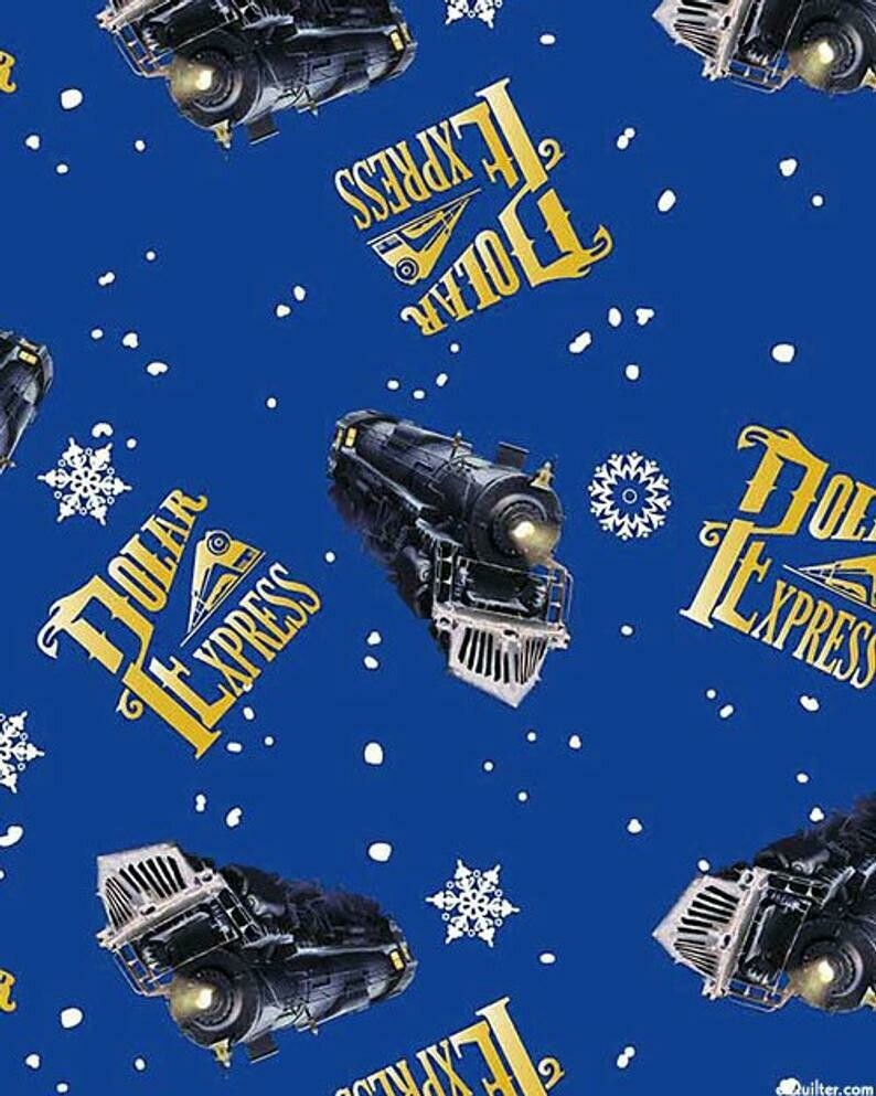 Polar Express Toss | Licensed Quilting Cotton | 112cm wide