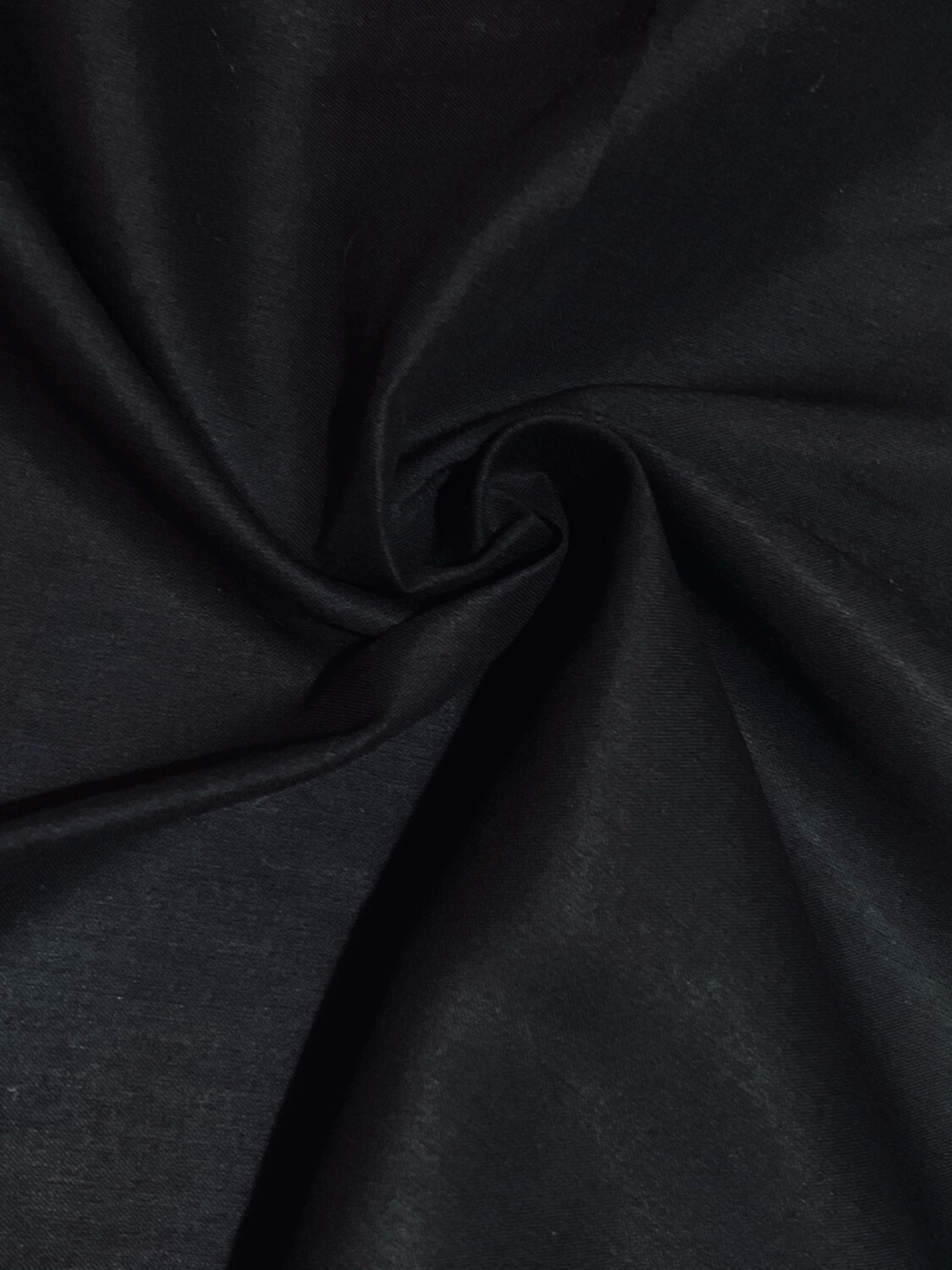 Black | Cotton Voile Solids | 140cm wide - 1.2m Piece