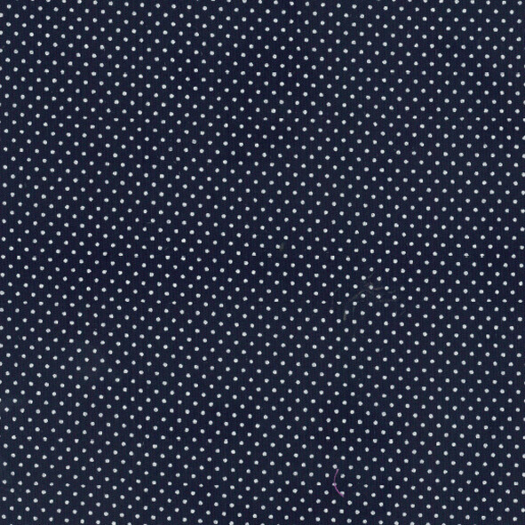 French Navy, Microdots | Quilting Cotton | 112cm wide