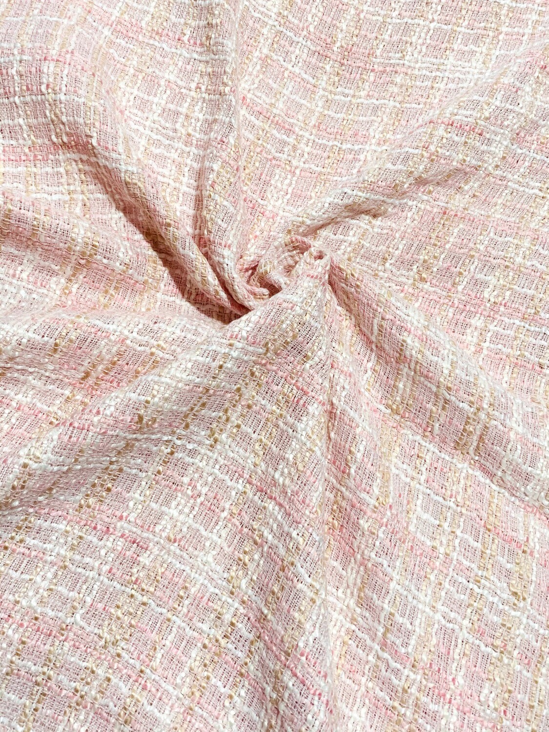 Pink Fantasy | Boucle Suiting Fabric | 150cm Wide - 0.85m Piece