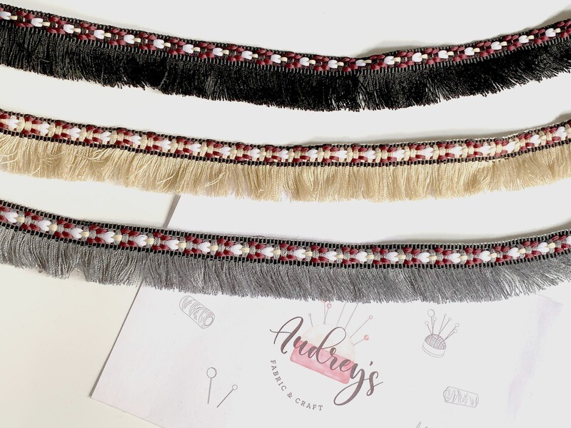 Embellished Tassel Trim | 2.5cm Wide